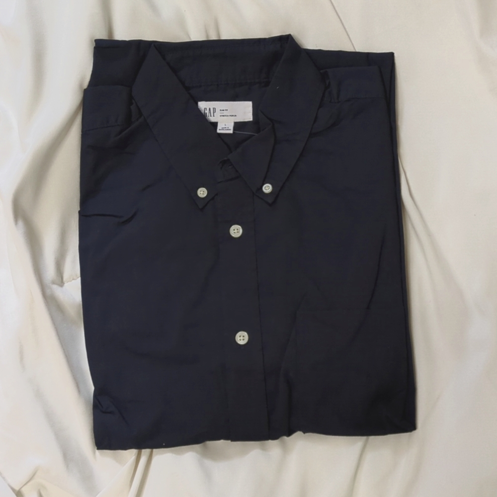 Long sleeve button up- Gap